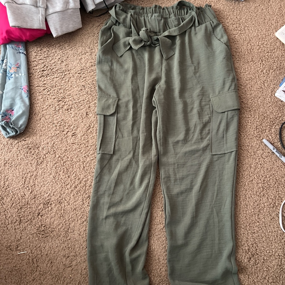 Joe Benbasset Green Relaxed Trousers